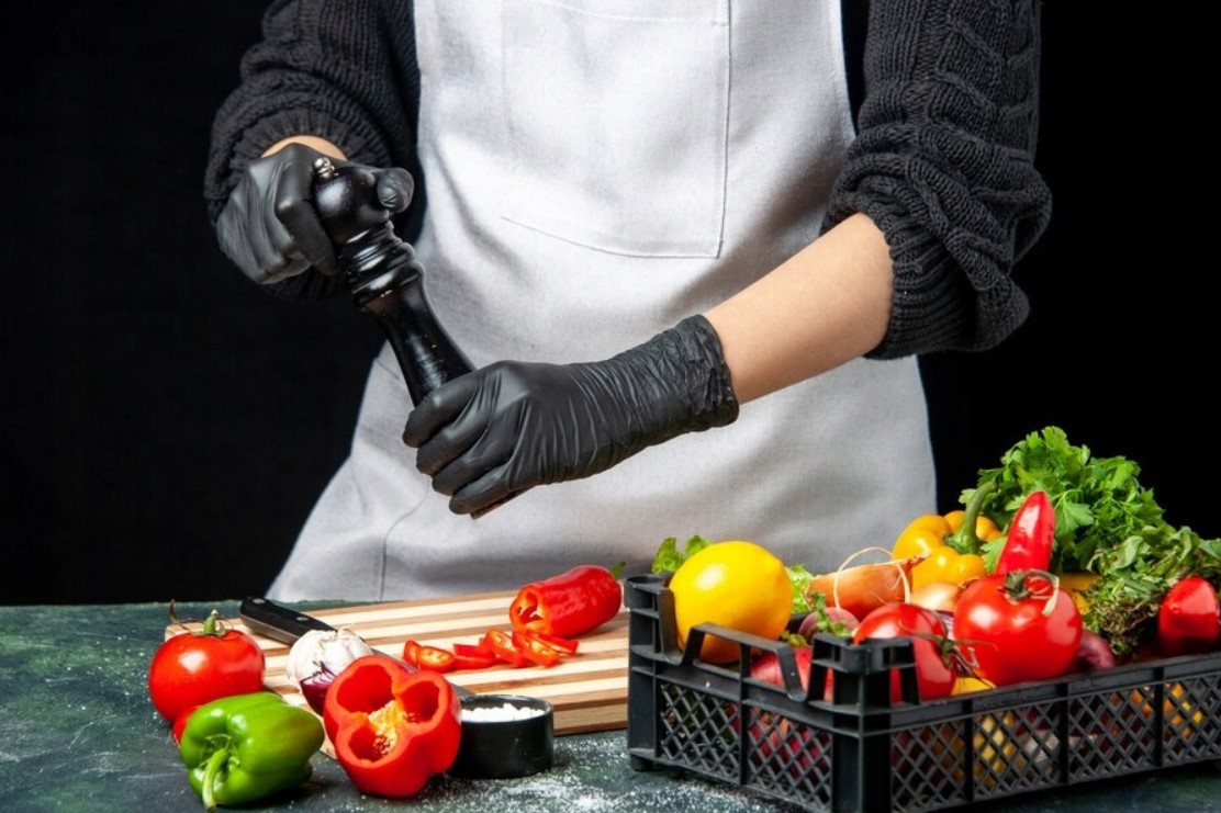 Handschuhe geeignet für die Lebensmittelindustrie